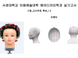 서경대 입시 지정과제 퍼머 