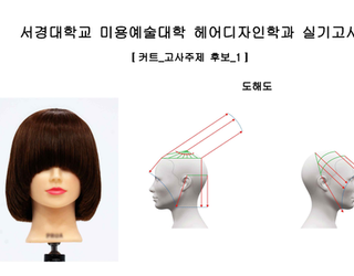 서경대 입시반 헤어지정과제 커트